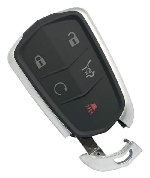 Smart Key Fob Shell Case Replacement Fits for Cadillac XT5 2017 5 Buttons b