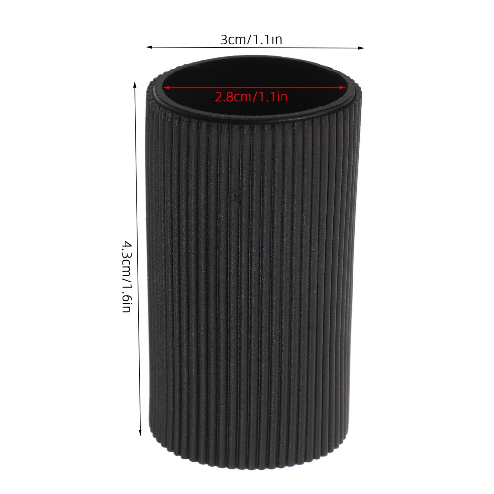Durable Rubber Piano Stand Feet Covers Anti Skid Replacement Caps Black