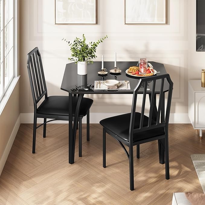 Modern Rectangular Dining Table Set Dining Room Table Set w/ Chairs Dining Room