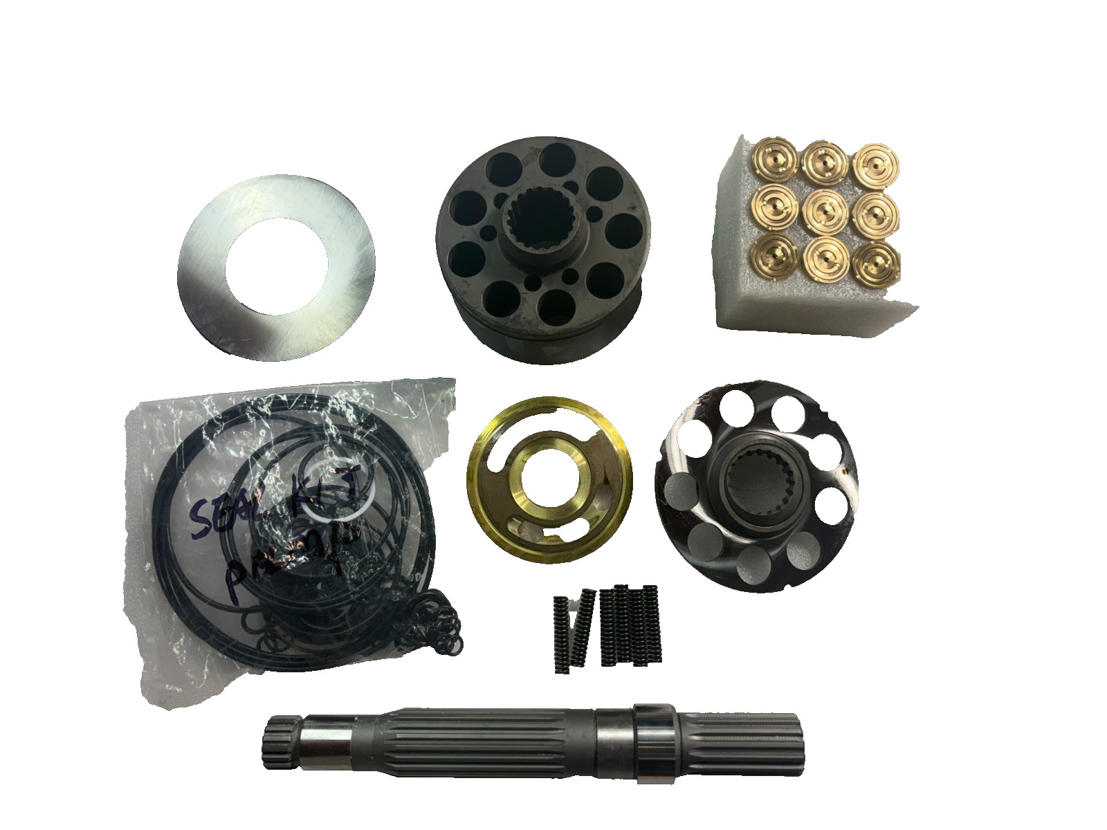 K7V63 RIGHT HAND ROTATING GROUP HYDRAULIC FITS KOBELCO SK135SR K7V63DT K7V63DTP