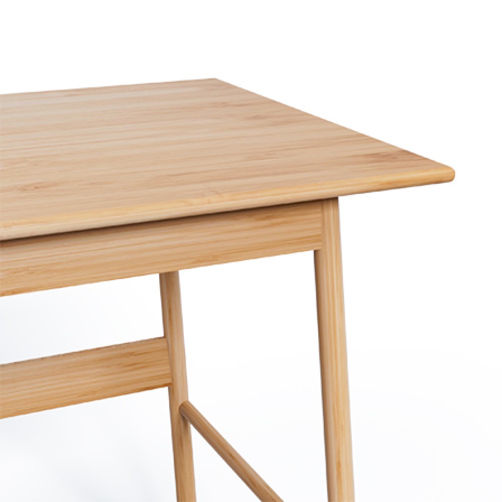 Modern Simple Work Desk Bamboo Writing Computer Desk for Gaming Desk Study Table