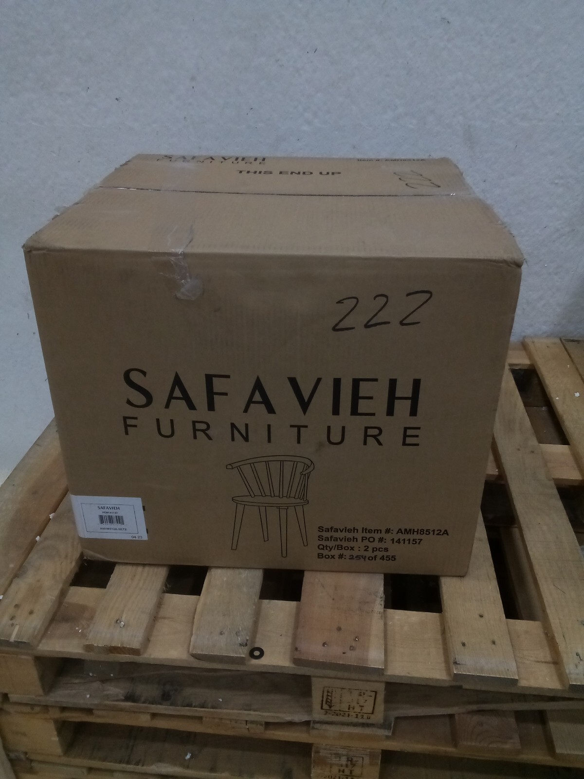 Safavieh Curved Spindle Side Chair, Reduced Price 2172721182 AMH8512A