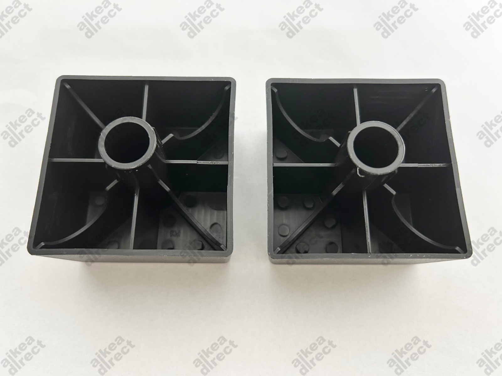 Ikea Kivik replacement black plastic legs # 121236 (2 pack) - NEW USA shipped