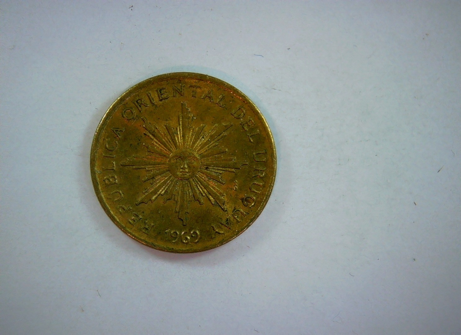 Uruguay 1969 1 Peso Uruguay 1 Peso (Sun of May / horse head) Coin