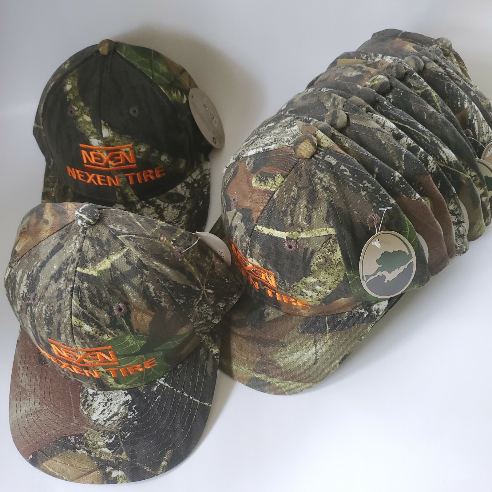 ONE (1) Mossy Oak Camo Snapback Trucker Hat Nexen Tire NWT New - One Hat Only
