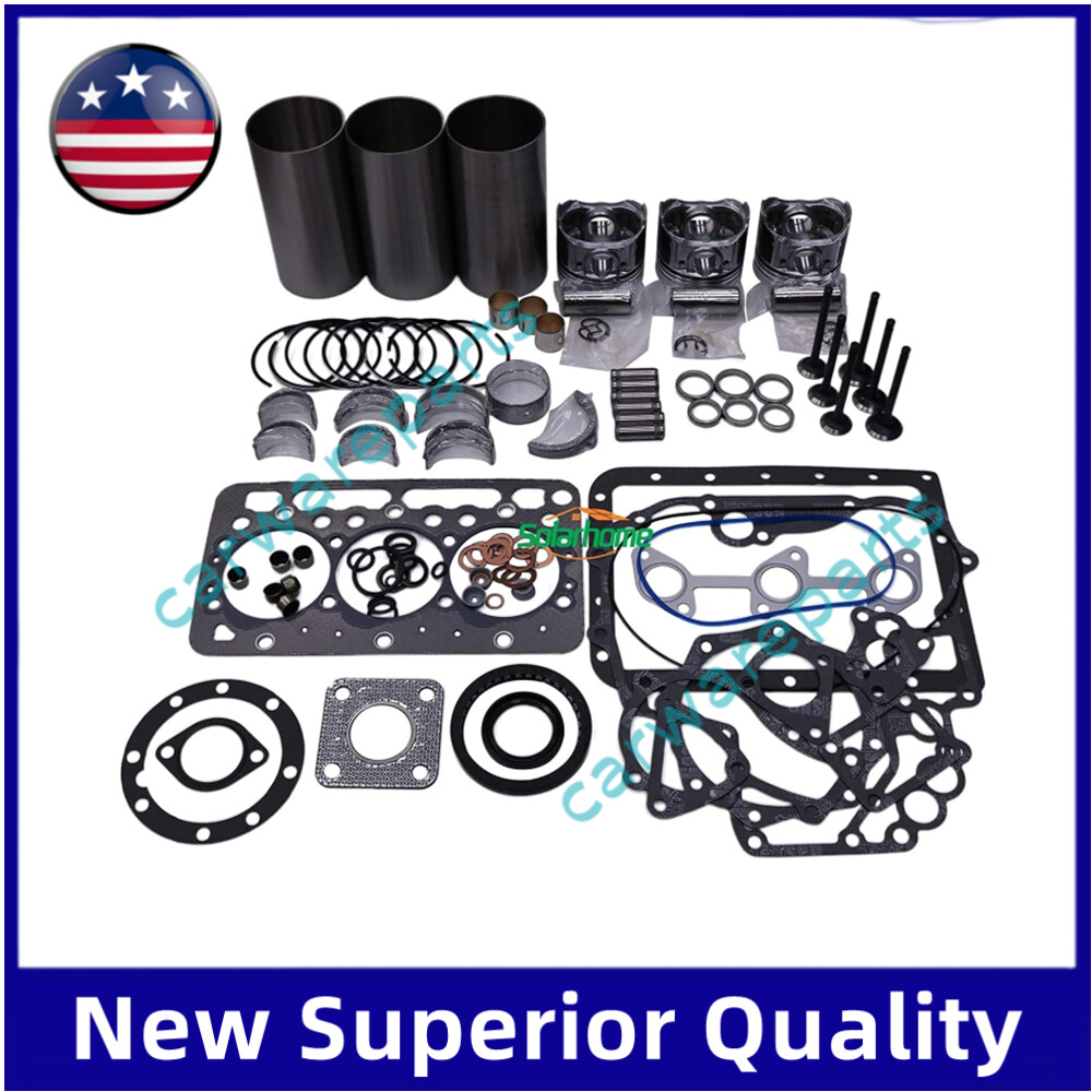 Overhaul Rebuild Kit for Mitsubishi S3L S3L2 Engine MM25T MM30CR MM30T Loader