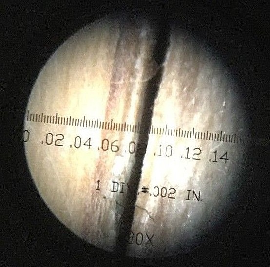 iGAGING 36-PM40 Pocket Scope Magnifier Scale, 40X Magnification Microscope Scale