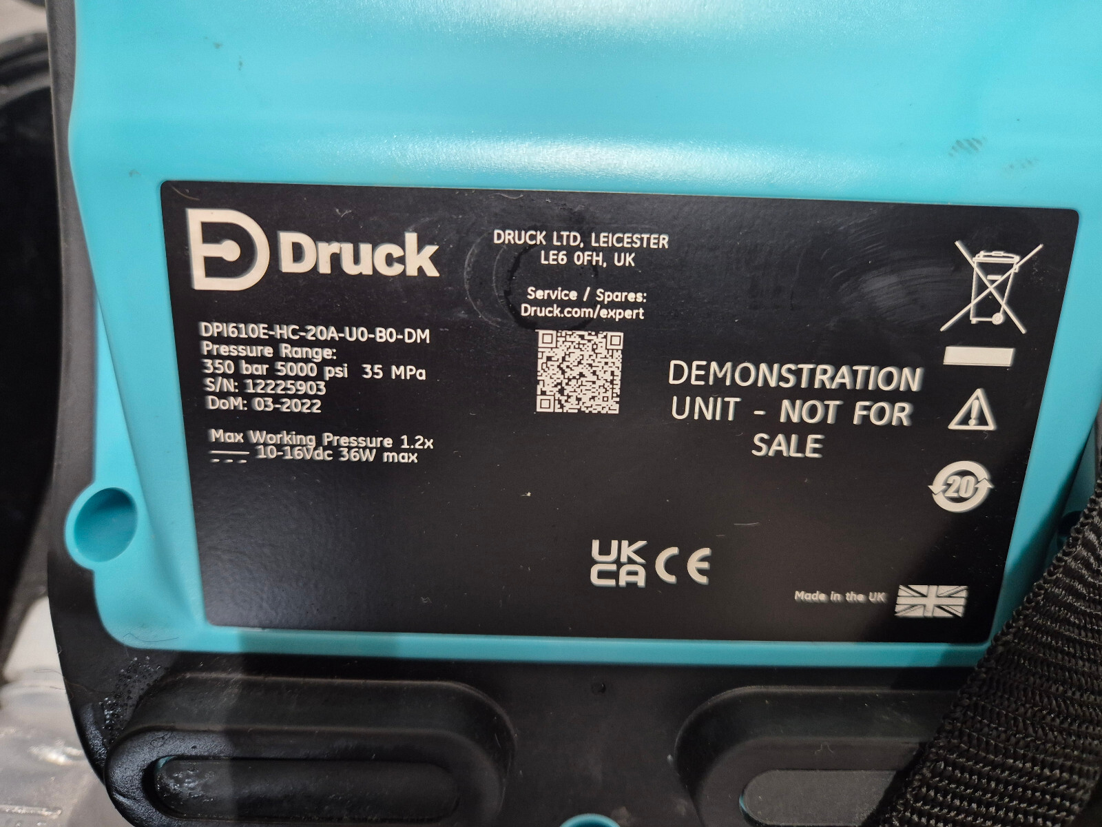 DRUCK DPI610E Pressure Calibrator