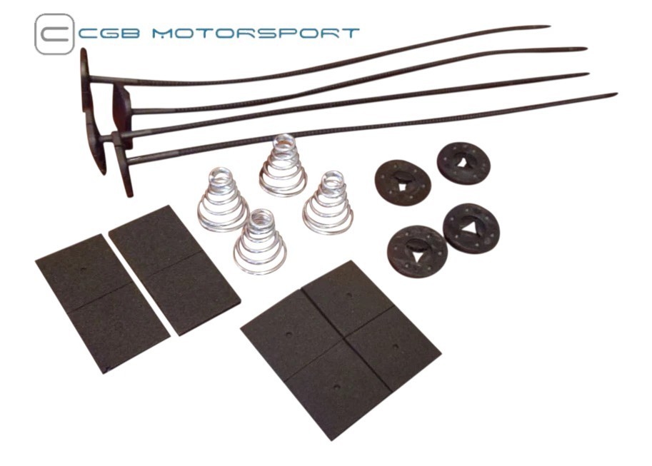 NEW RADIATOR FAN LOW PROFILE UNIVERSAL FITTING FIXING KIT CLIPS TIES SUPPORT