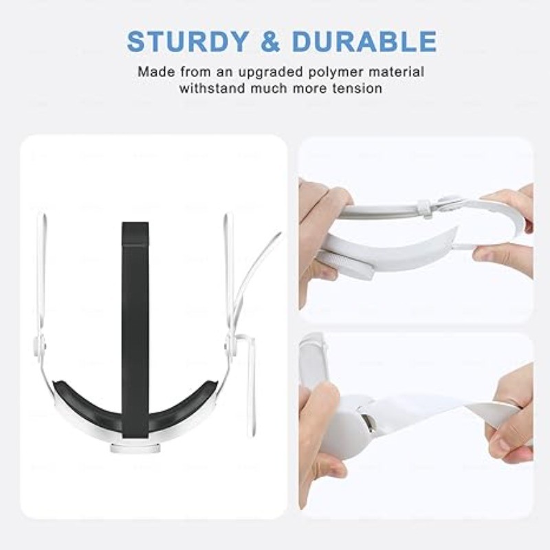Adjustable Head Strap for Meta/Oculus Quest 2 VR Comfort Elite Replacement