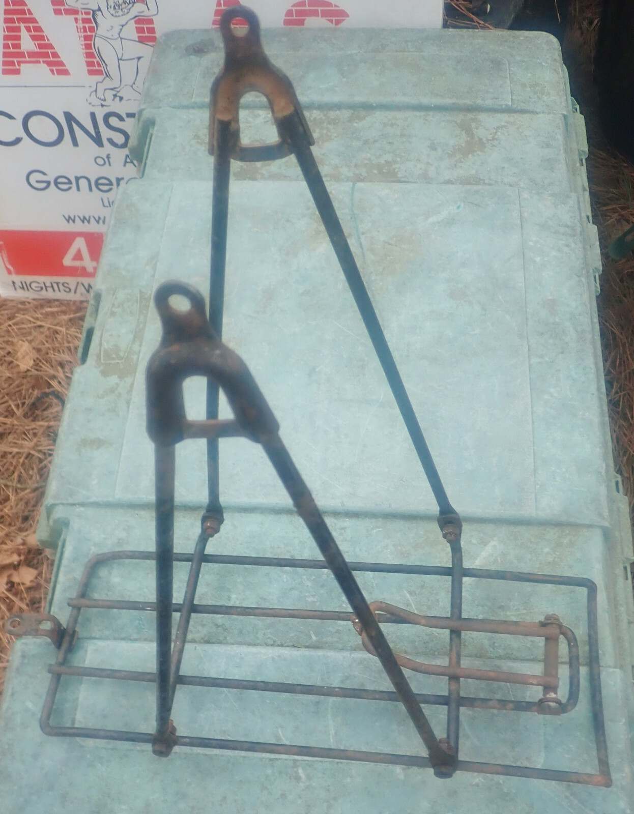Vintage Rear Aluminum Alloy Luggage Carrier Rack Bicycle Bike Touring