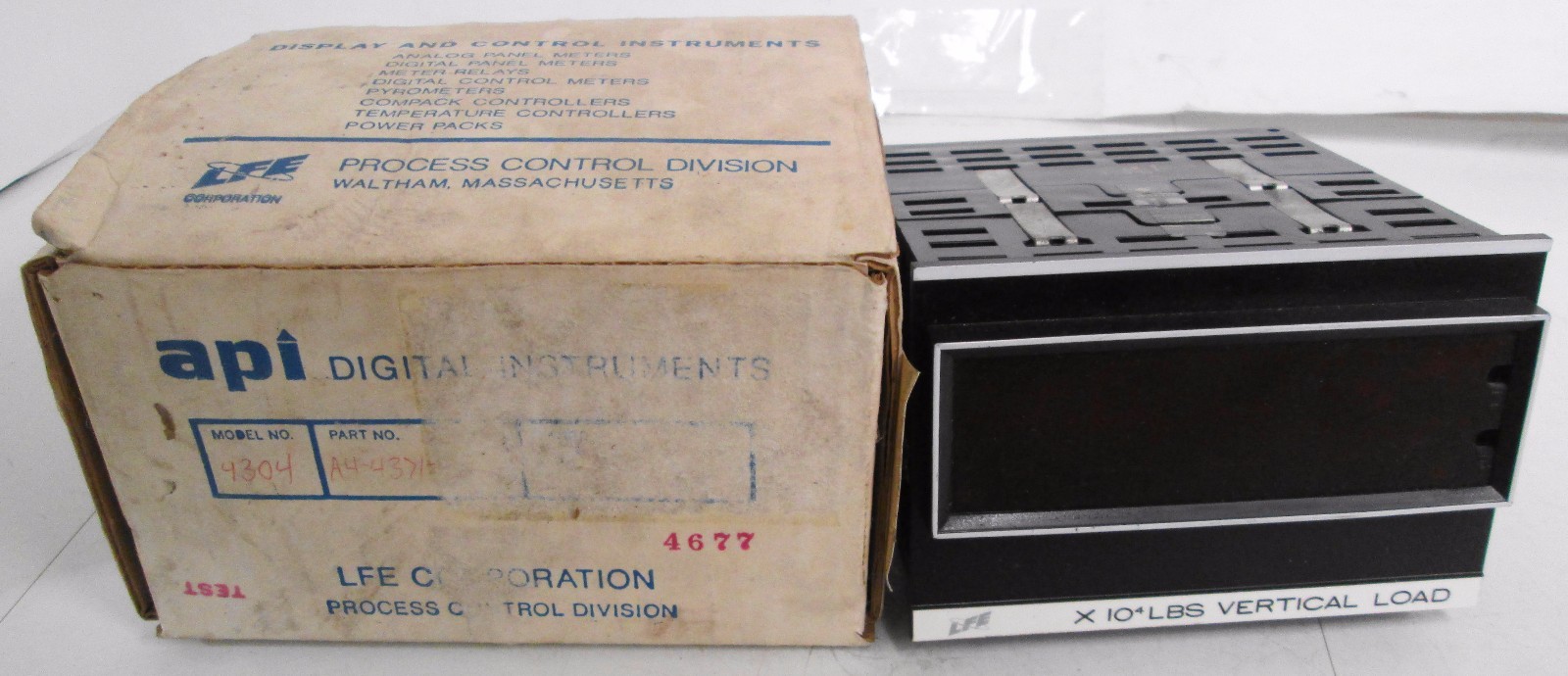 LFE Corp API Digital Model 4304 Digital Panel Meter