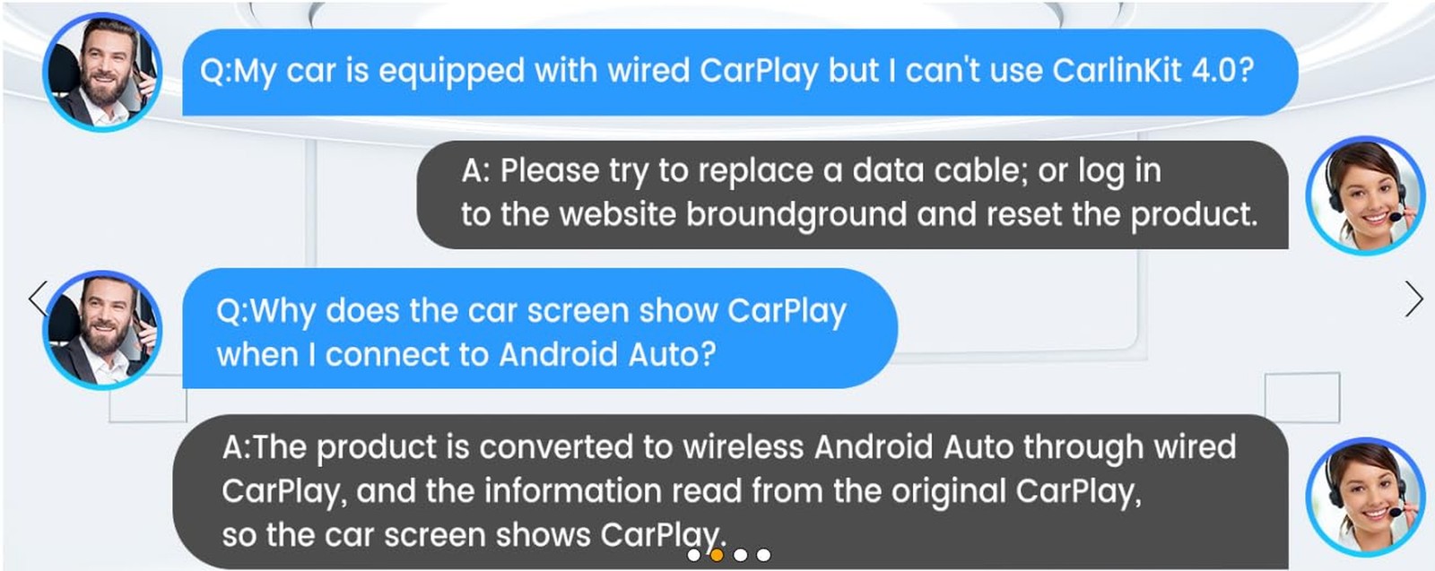 Carlinkit 4.0 Wireless CarPlay & Android Auto Adapter, Plug & Play,... Fast Ship