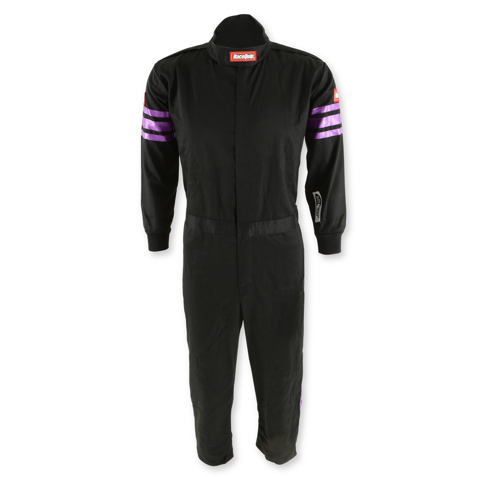 RaceQuip 1950593RQP One-Piece Driver Fire Suit, Purple Trim, Youth/Jr Medium NEW