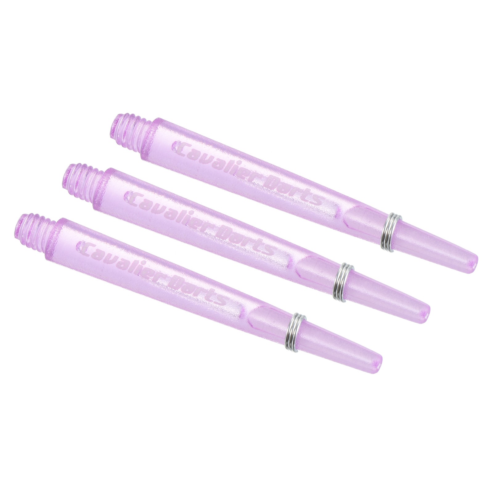 45mm Dart Shafts, Medium 2BA Thread Plastic Dart Stems - 3 Pack (Purple)