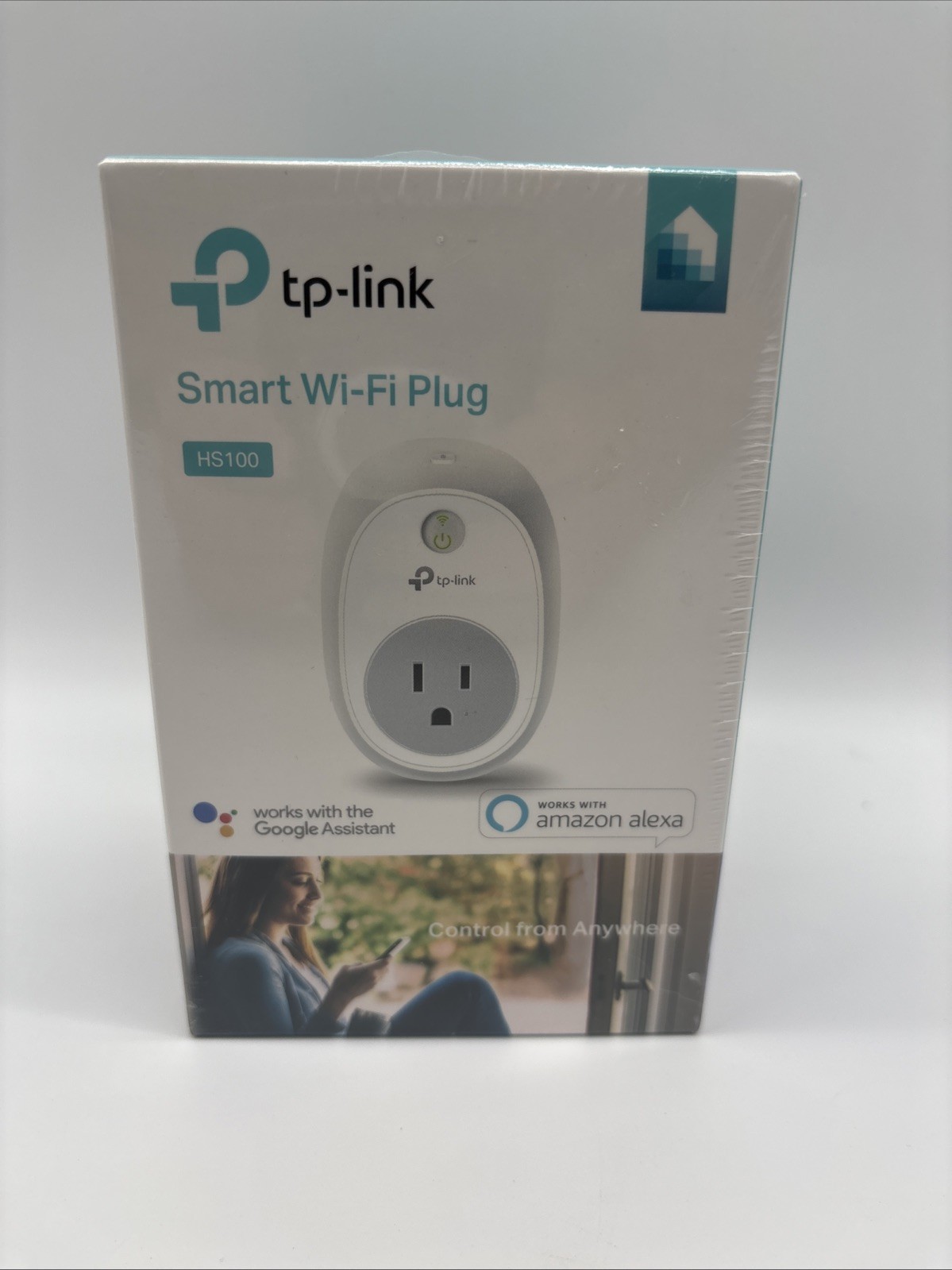 TP-Link Smart Wi-Fi Plug HS 100 Works with Alexa & Google Brand New