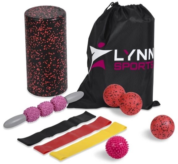 Foam  Roller Set for Back Pain Muscle Recovery Yoga Therapy & Stretching