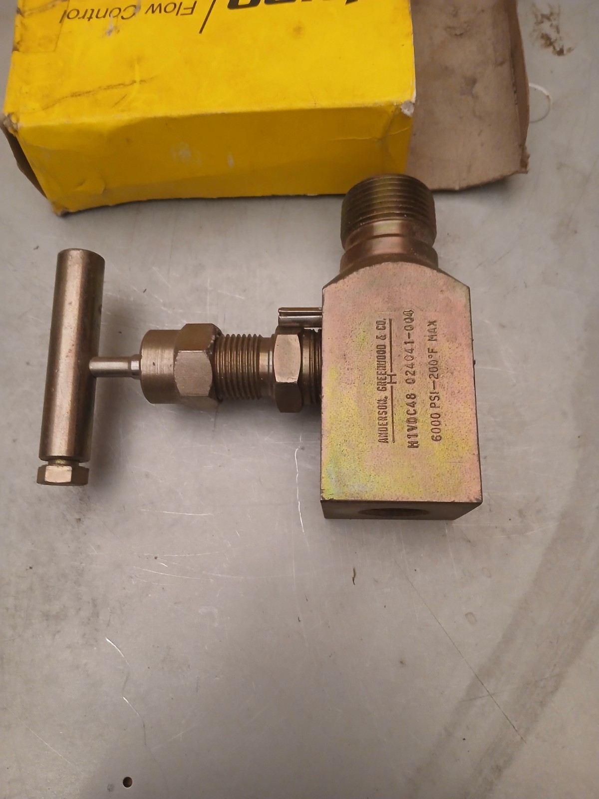 Tyco Anderson Greenwood Co. H1VDC-48 02.4041.004 6000 psi at 200 F