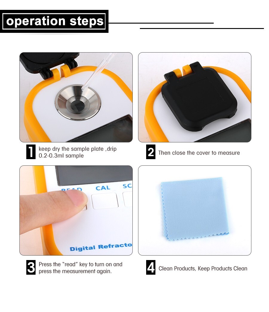 Digital Coffee Refractometer Coffee Concentration Meter Brix TDS Meter 0-30.00%