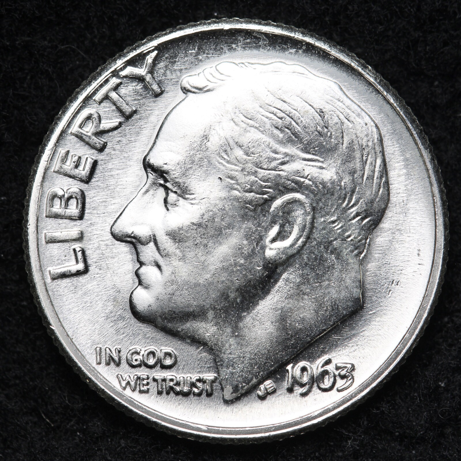 1963 Roosevelt Silver Dime AU/UNC or BETTER - Complete Your Album!