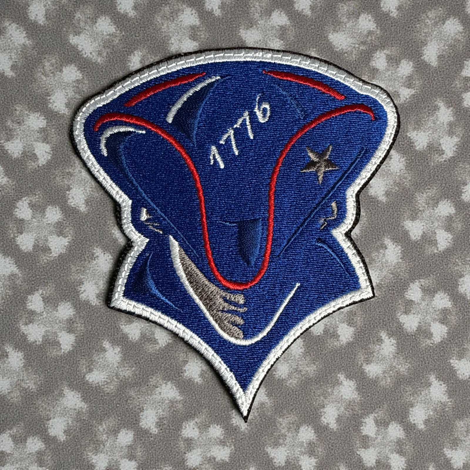 1776 American Patriot Embroidery Patch 3.77" X 3.35"