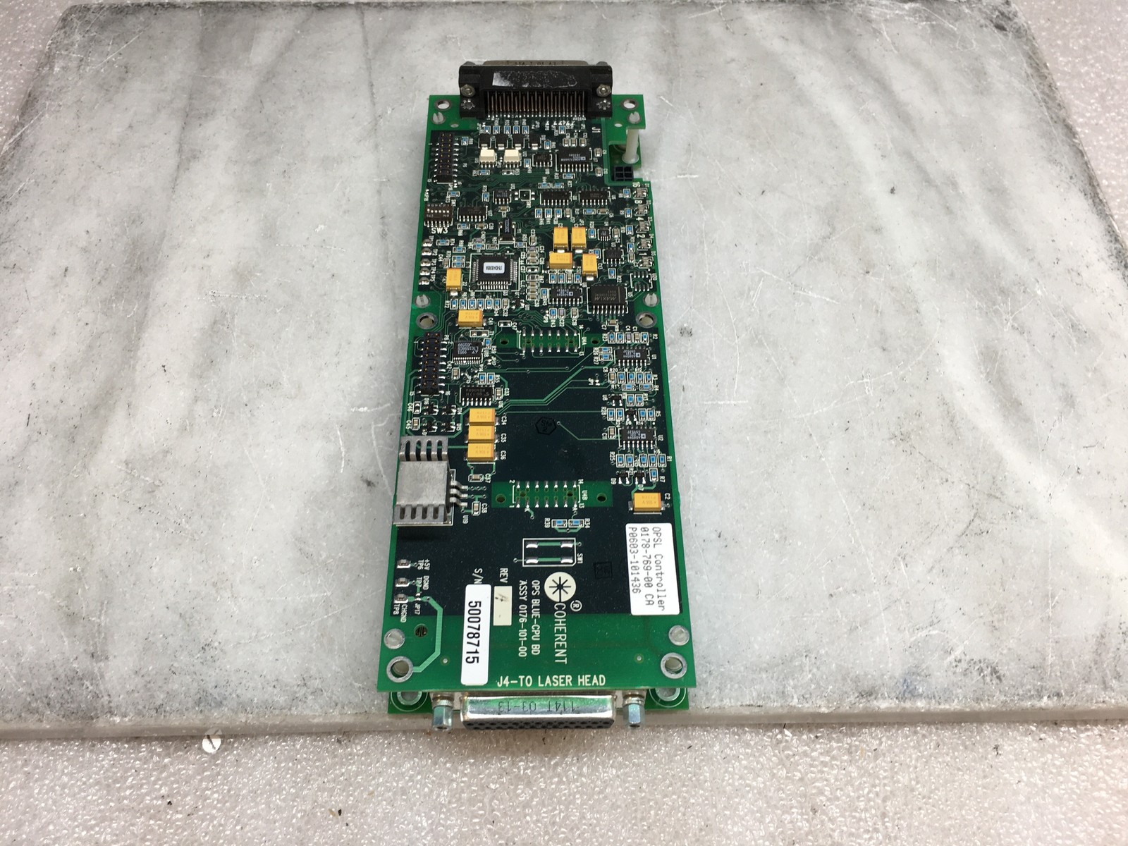 Coherent OPSL Controller OPS Blue-CPU BD with Coherent OPS Power Supply Board