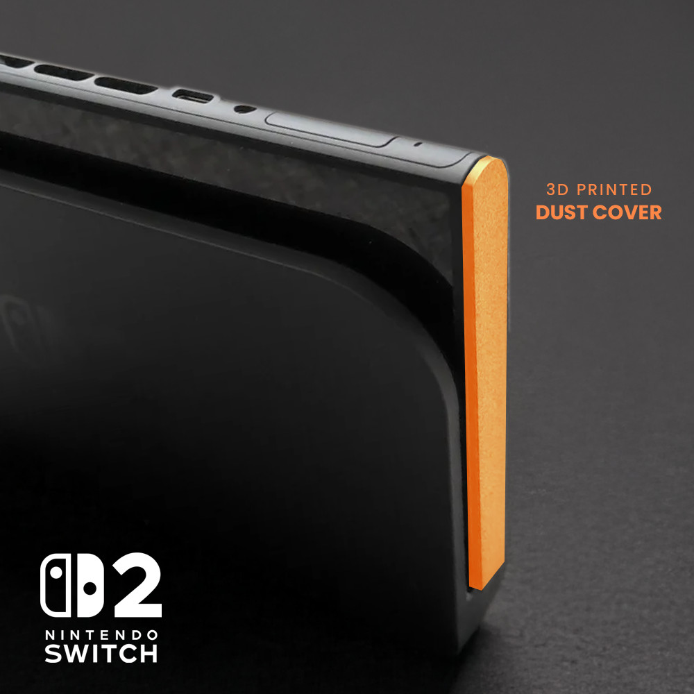 Switch 2 Dust Cover – 3D Print File (.STEP + .3MF) – Digital Download Only