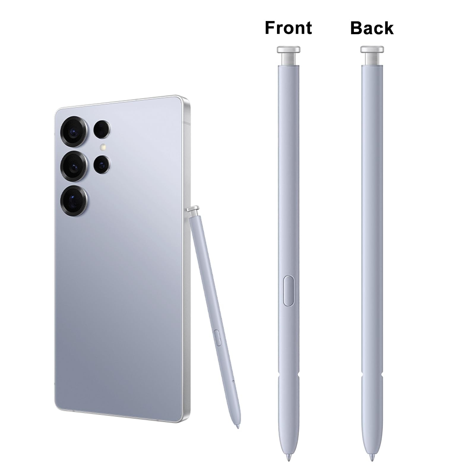 Galaxy S25 Ultra S Pen Replacement for Samsung Light Silver