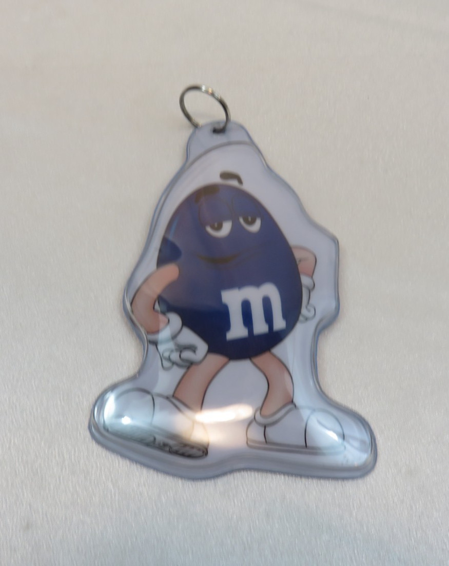 Collectible M&M Blue Jumbo Travel Luggage ID Tag Vintage 2005