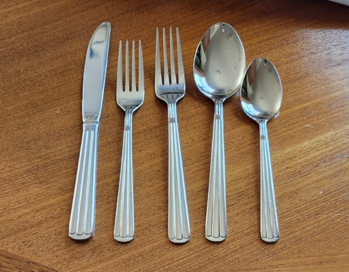 Wallace Centennial Stainless 18/10 Flatware Sets - Forks, Knives, Serving Pieces