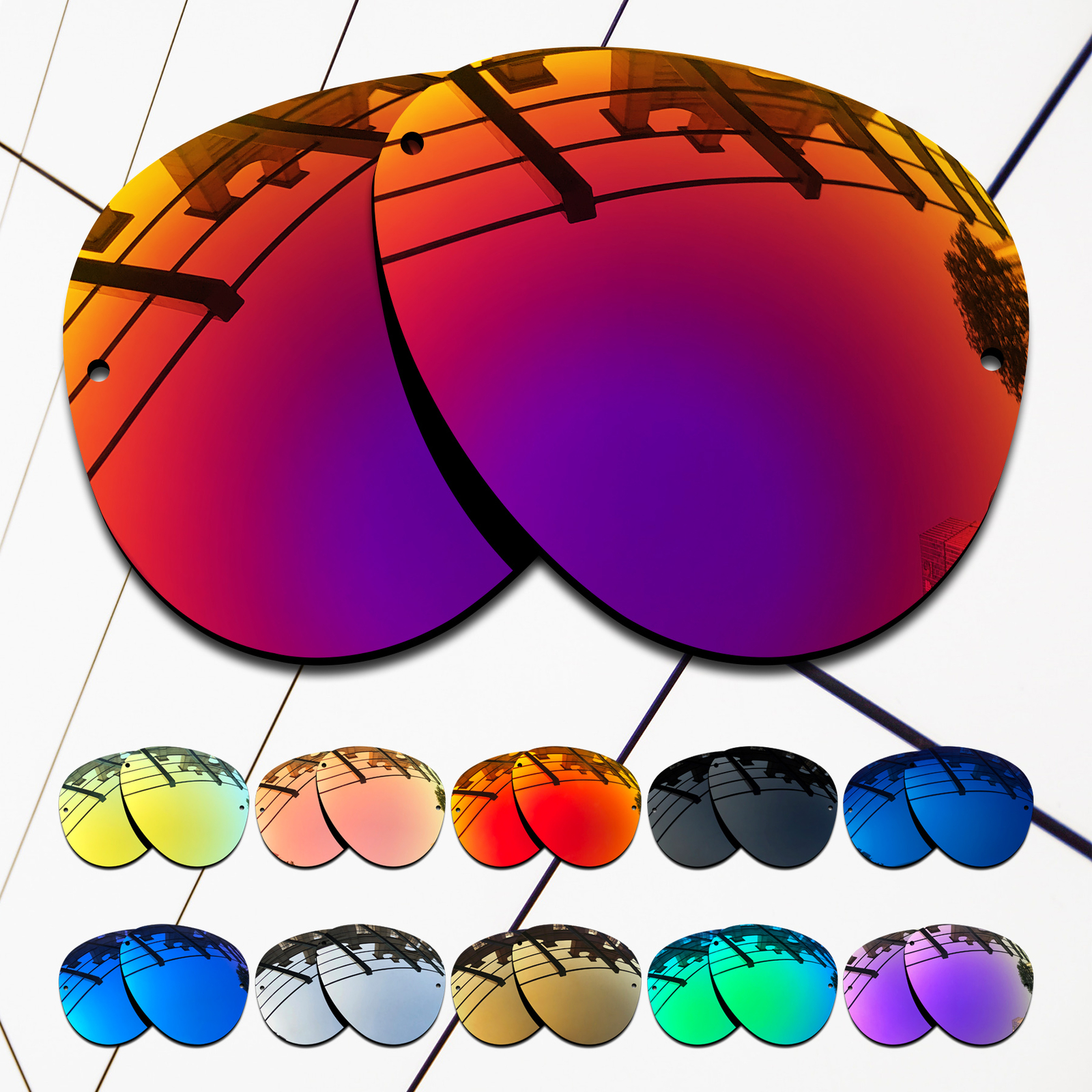 TRUE POLARIZED Replacement Lenses for-Ray-Ban RB3449 Multi-Colors