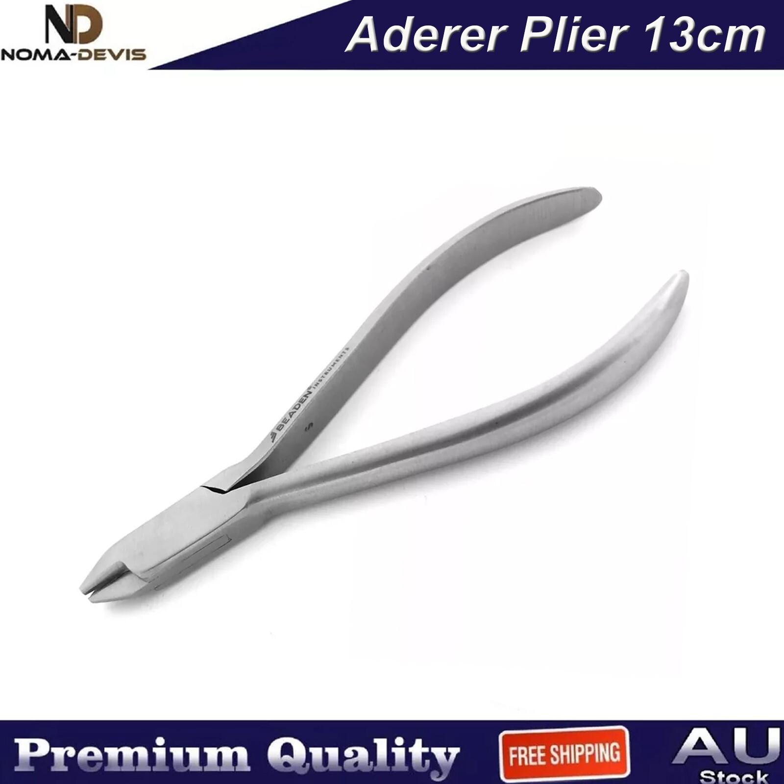 Dental Aderer Plier Three Jaw Archwire Loop Forming Contouring Orthodontic Plier