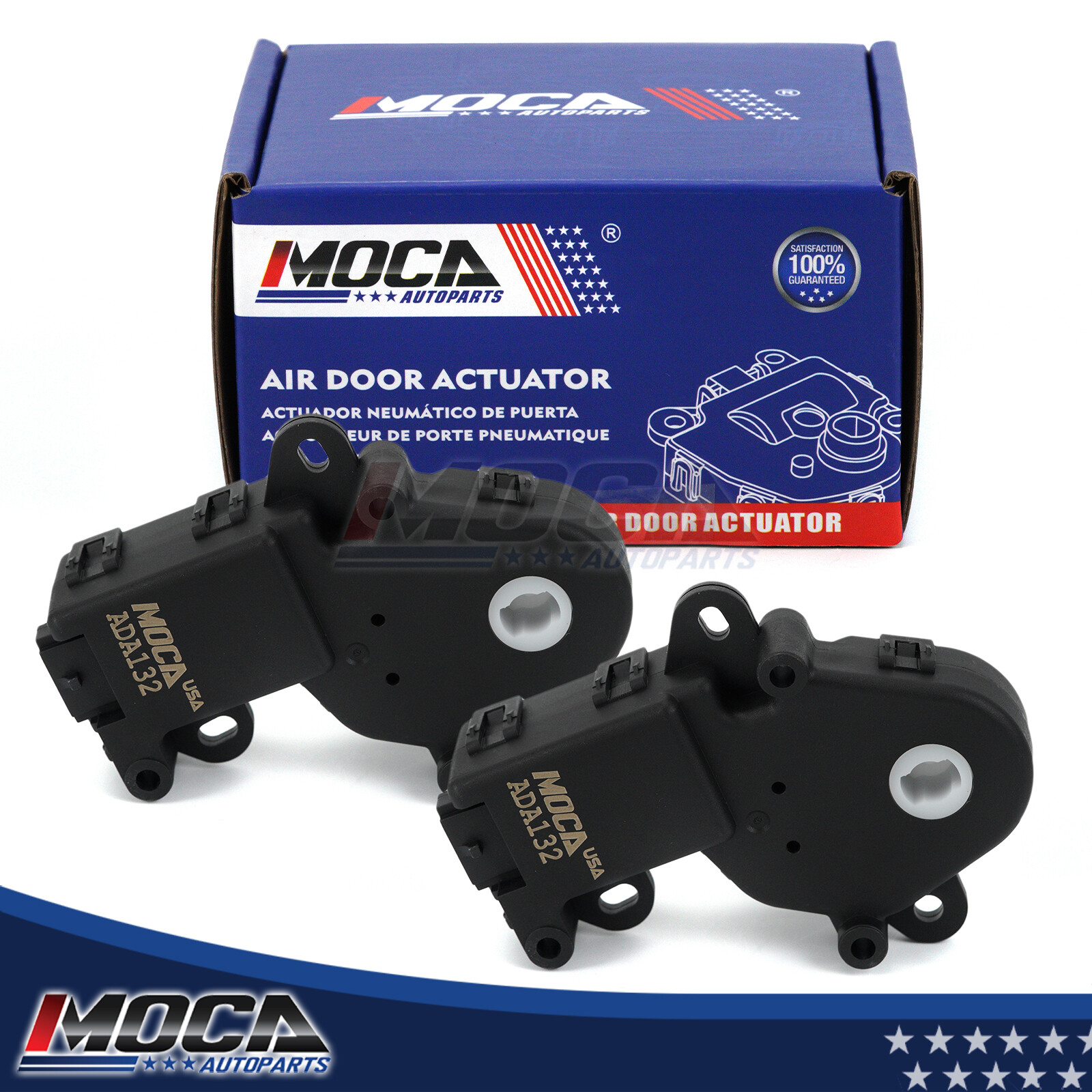 2x Air Blend Door Actuator for Chevry Colorado GMC Canyon Pontiac Vibe 604-132