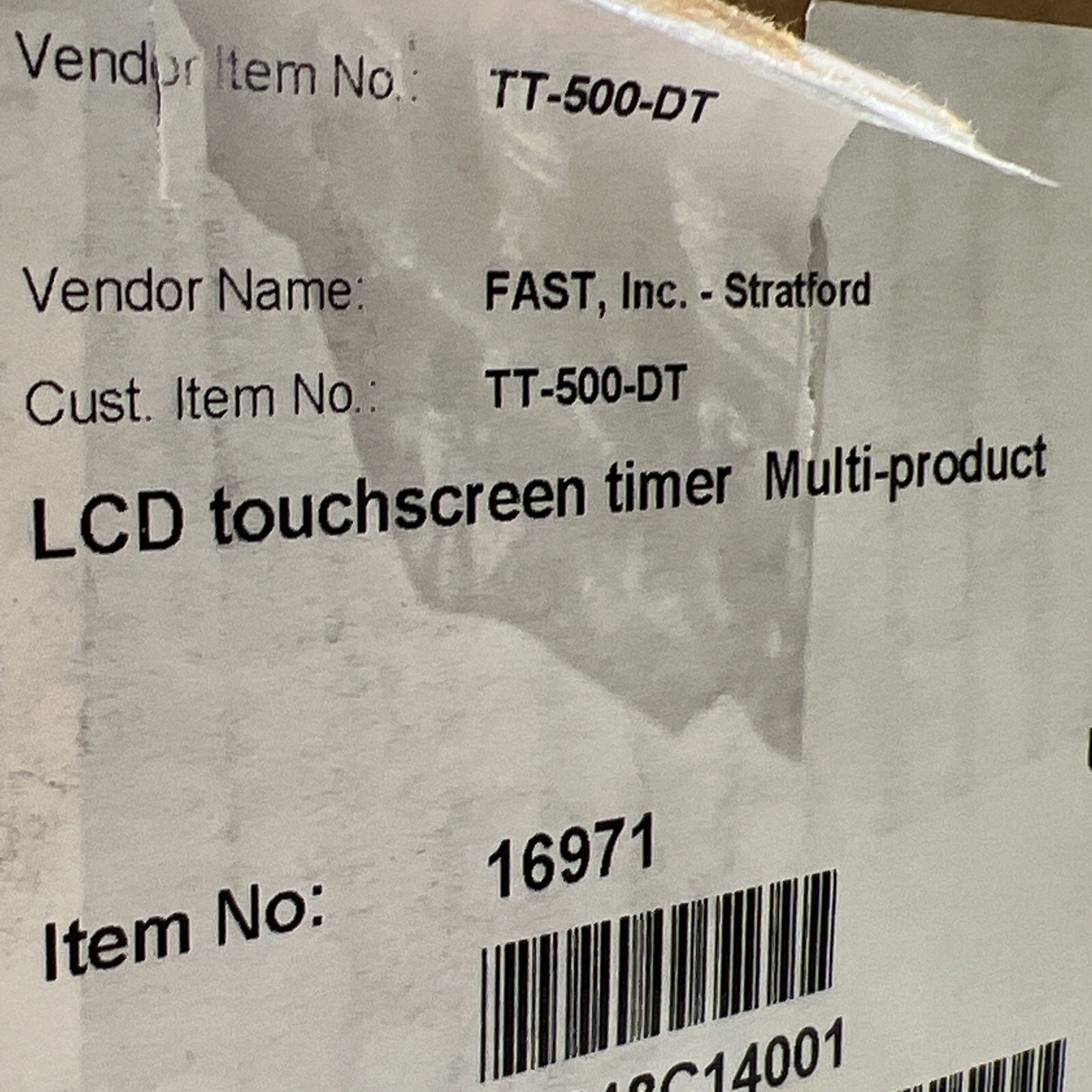 FASTIMER TT-500-DT LCD TouchScreen Timer Multi-product Kitchen Brain