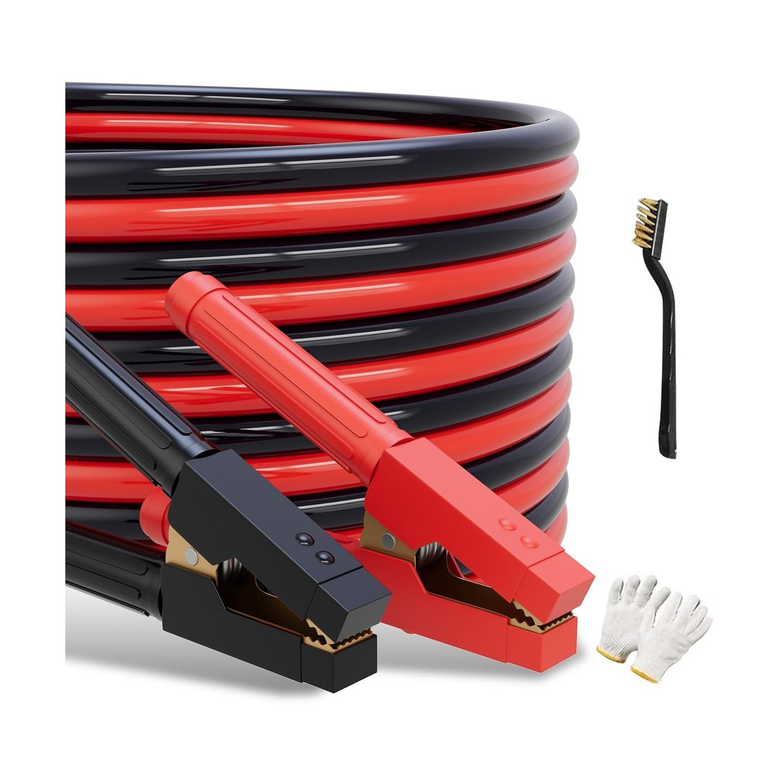Heavy Duty Jumper Cables for Car Battery, 0 Gauge 30 Feet 1000AMP, Automotive...