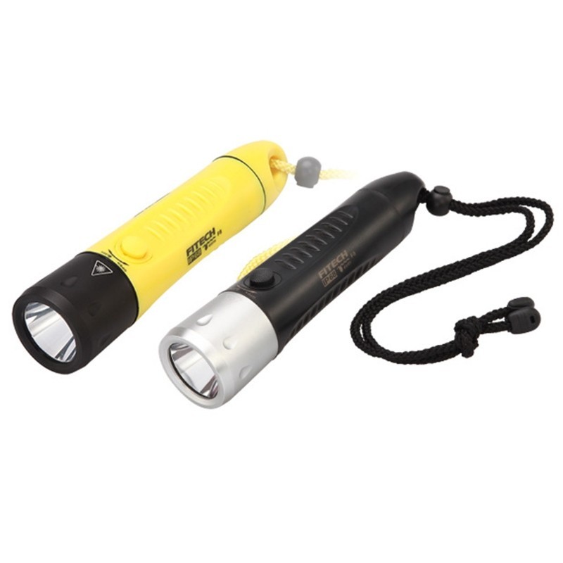 Diving Flashlight Bright LED Flashlanp Lights Safety Light Waterproof Underwater
