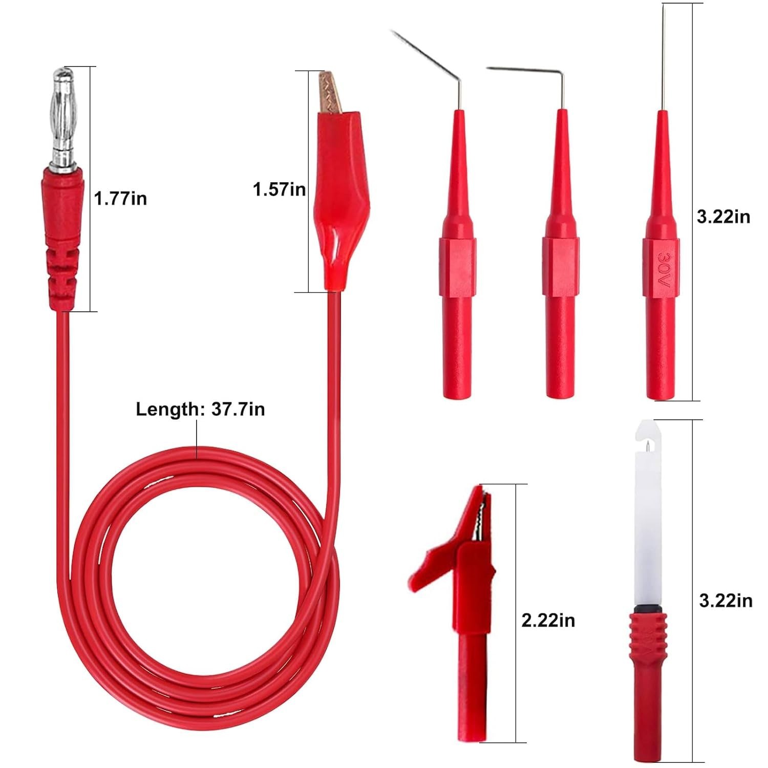 Back Probe Kit Leads Set Automotive Electrical Diagnostic Circuit Testing
