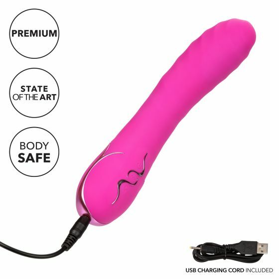 INSATIABLE G INFLATABLE G SPOT WAND VIBRATOR SILICONE RECHARGEABLE MASSAGER