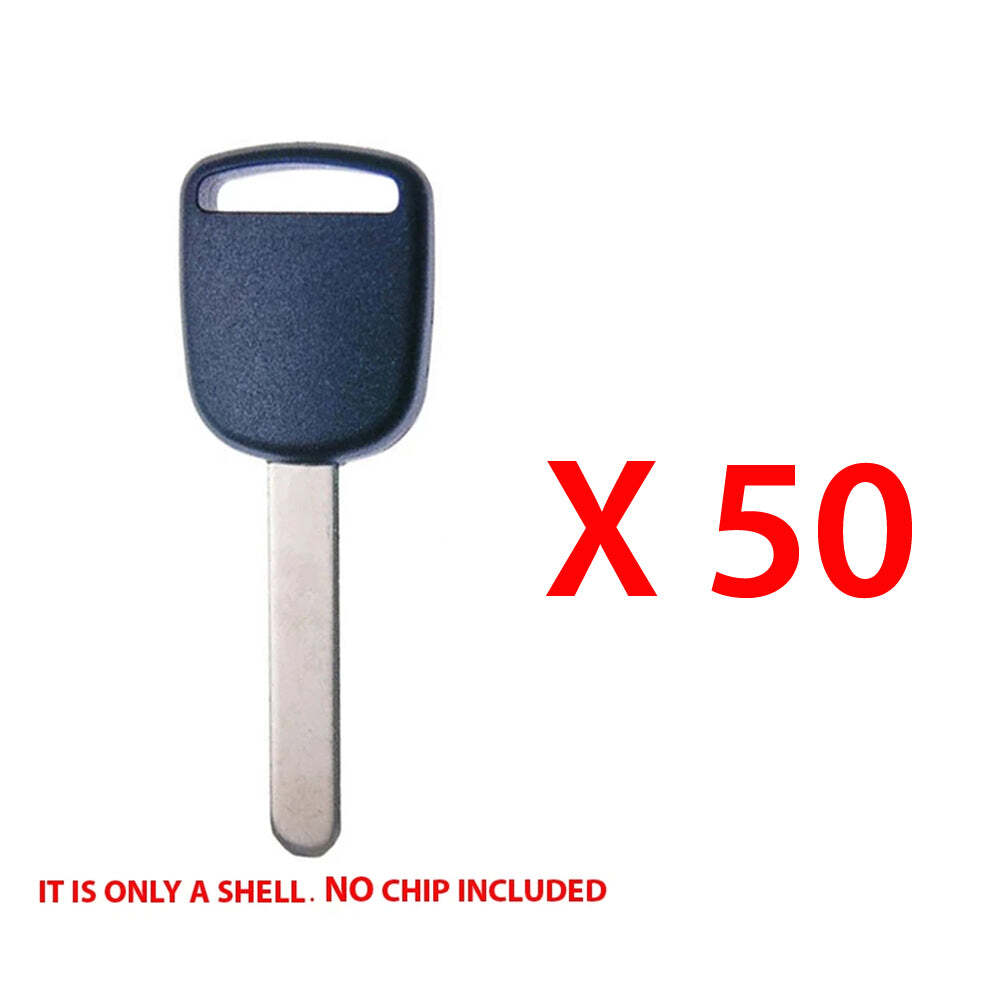 Key Shell Case Compatible with Honda Uncut Blade Non Chip HO01-SVC  (50 Pack)