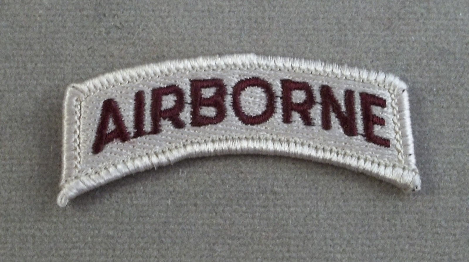 US Army Desert Tan ( Spice ) AIRBORNE Patch Tab - New