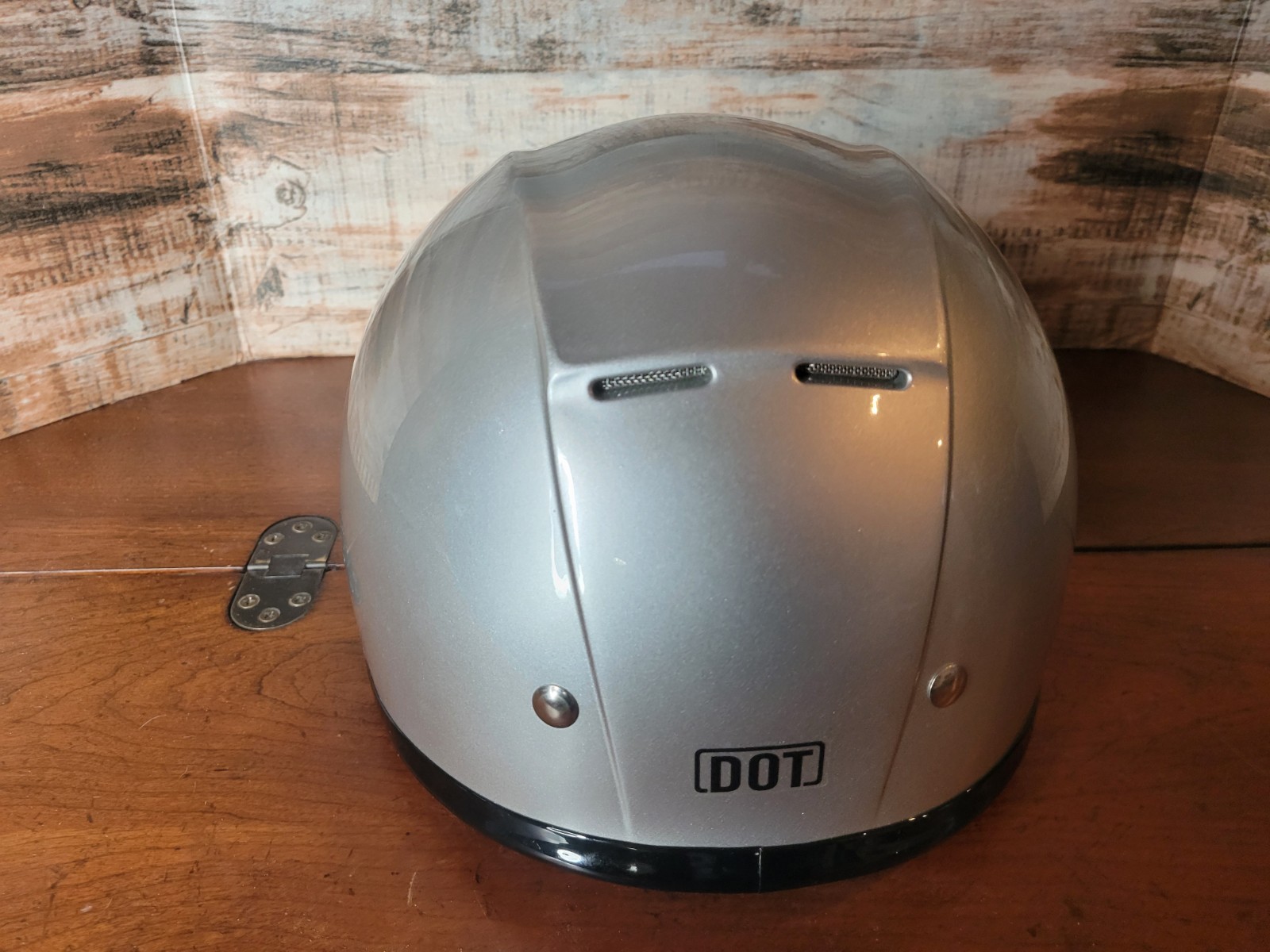 Z1R Vagrant Solid Half Helmet 0103-0620 Silver- Size Medium M