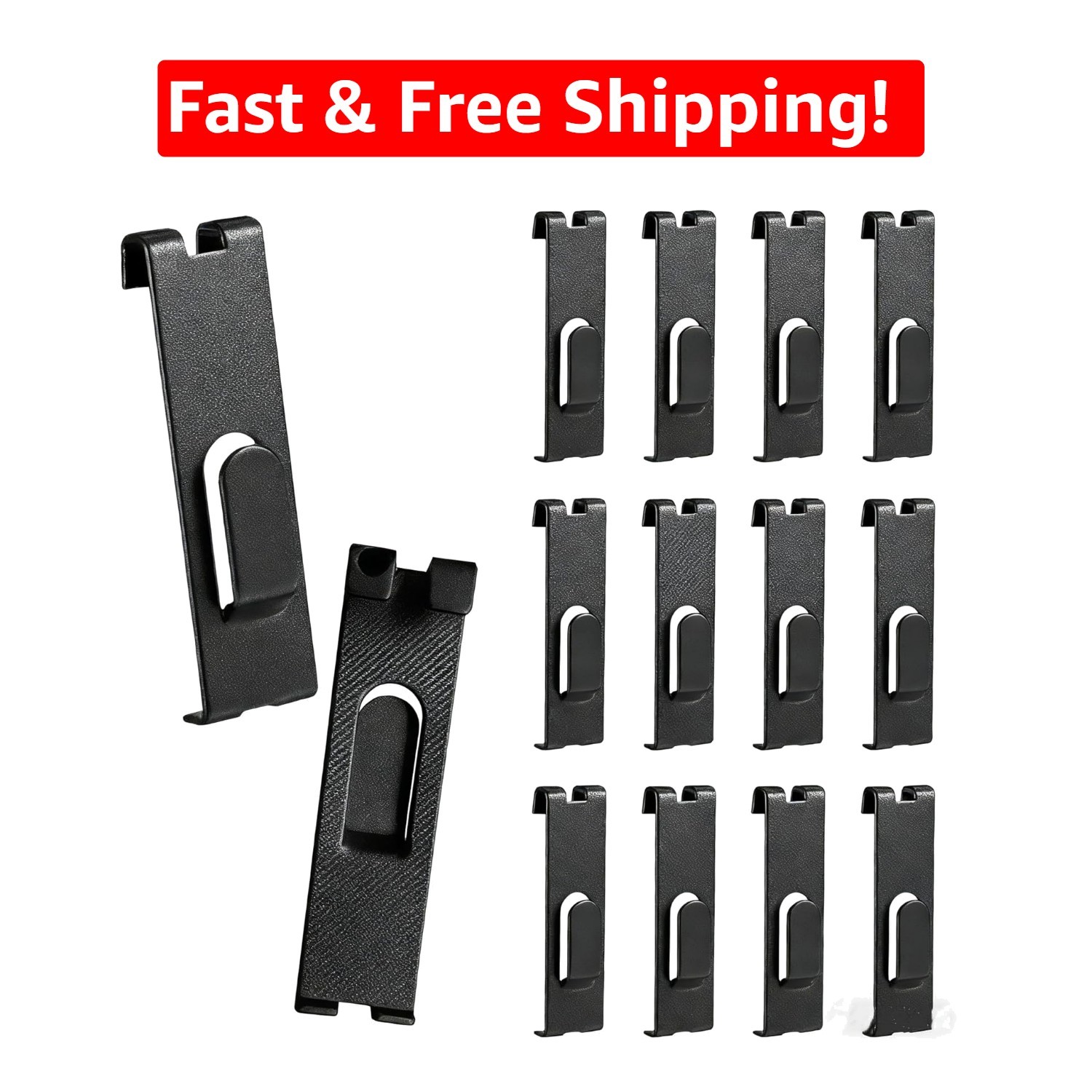 Versatile 15 Pack Grid Wall Hooks - Tool-Free Installation & Space Saver