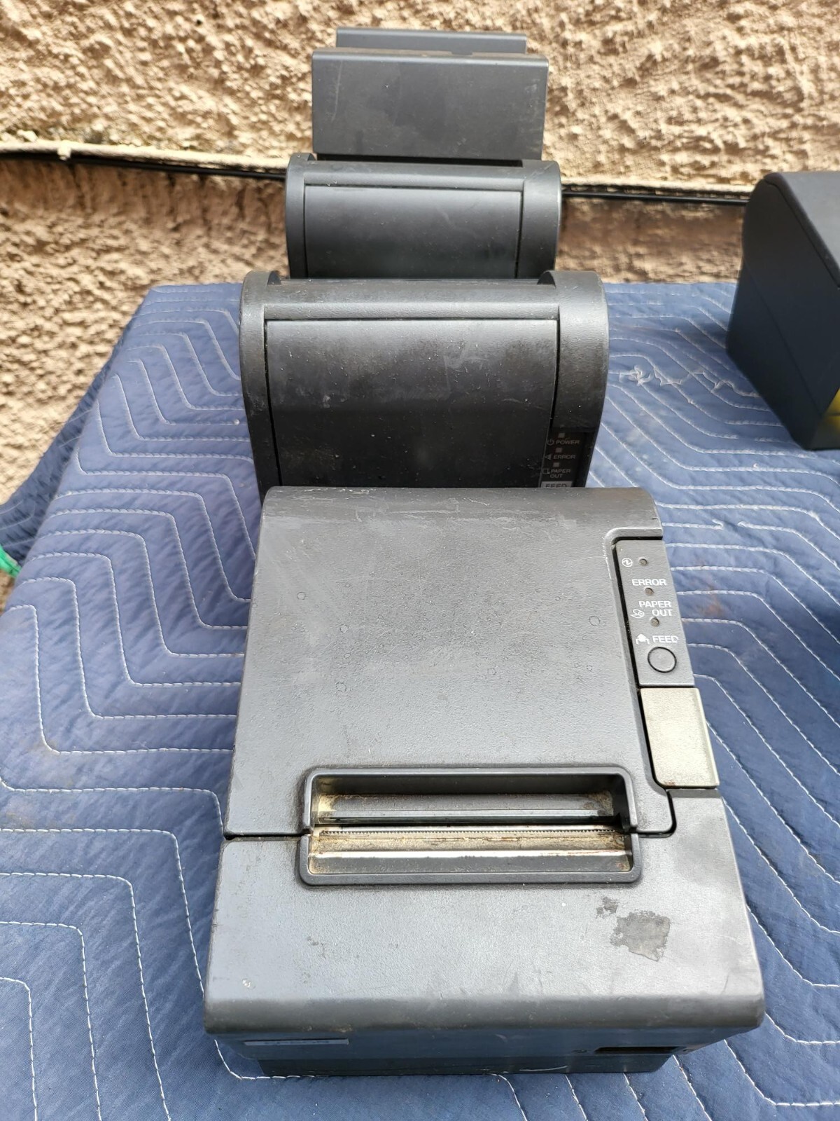 Mixed LOT OF 4 Epson POS PRINTERS. M129H TM T88IV