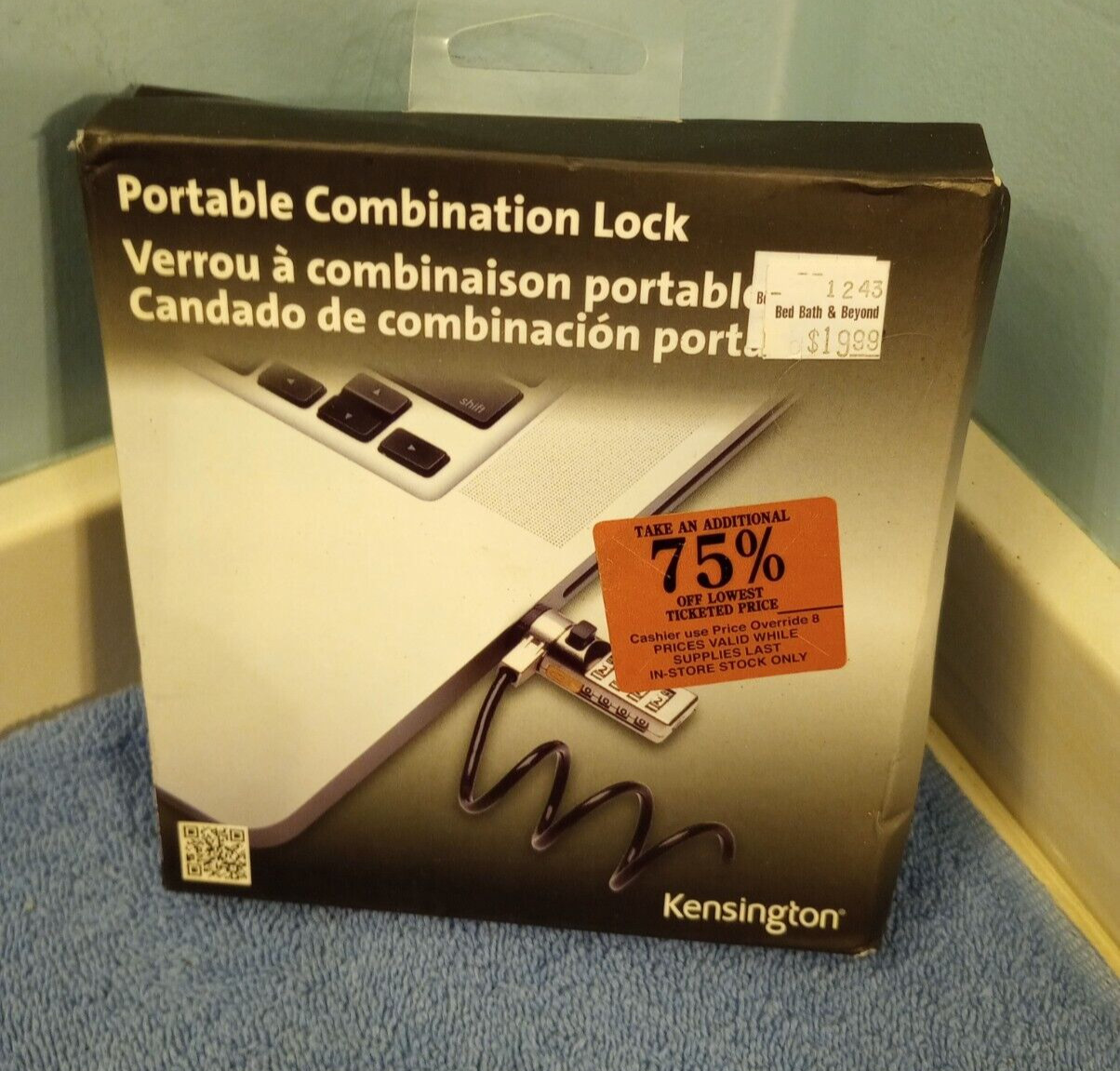 NEW Portable Combination Lock Kensington A1403A computer
