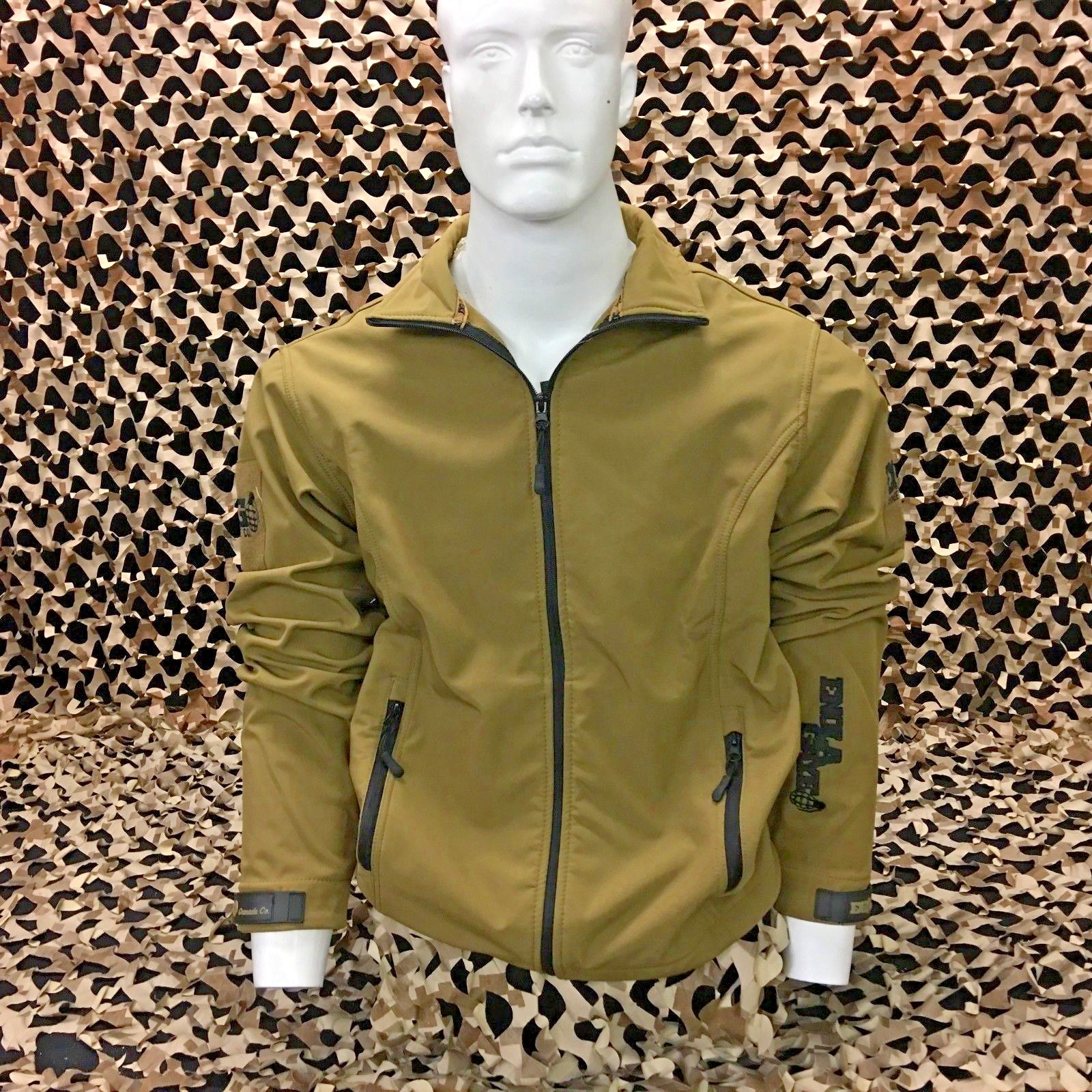 NEW Enola Gaye TechOne Windbreaker Jacket - Tan - Medium