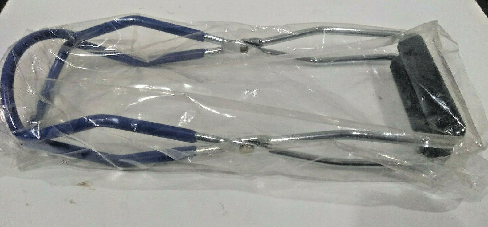 NEW SEALED Metal Tongs Grabbers Hot Items 8.5" Blue