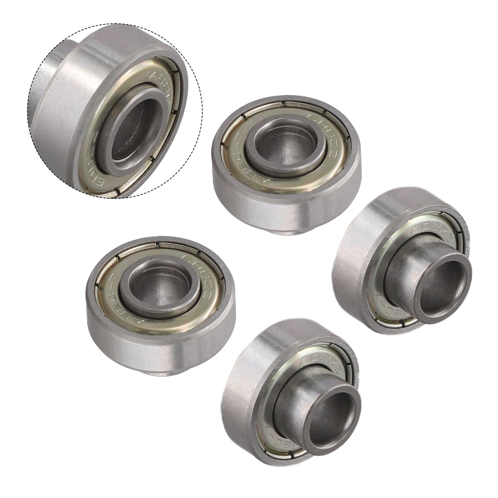 Rowing Machine Pulley Bearings with Convex Design for Smooth