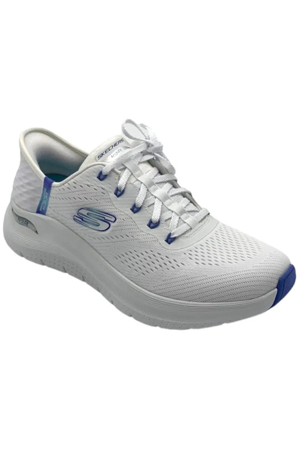 Skechers Slip-ins Arch Fit Mesh Sneakers Easy Chic White
