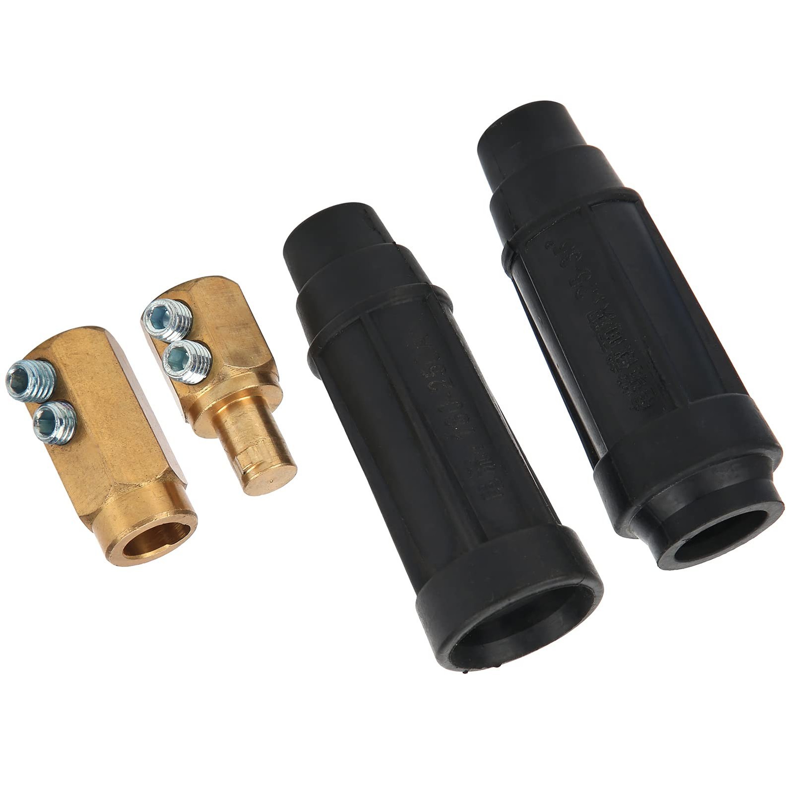 1 Set 250A Welding Cable Connectors – Dinse 35 Quick Disconnect Plug & Soc