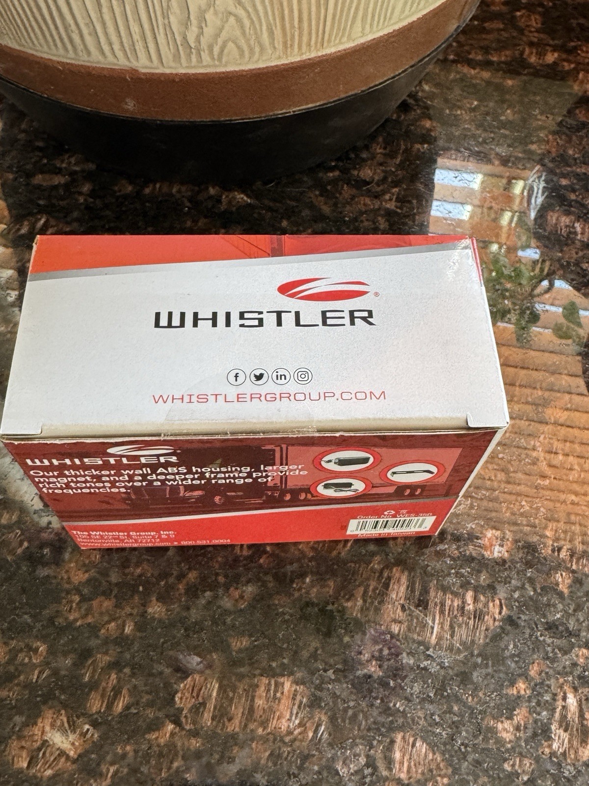 Whistler WES-350 External Speaker – Enhanced Audio for Scanners & Radios​